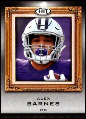 2019 SAGE Hit Premier Draft Premium Portrait #PP-02 Alex Barnes Kansas Football - Image 1 of 2