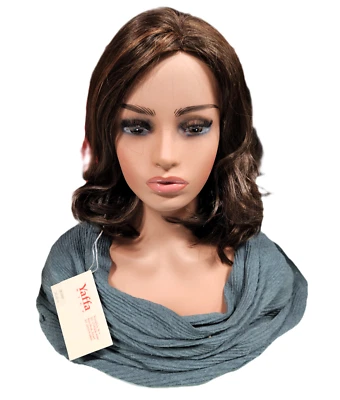 $249 NWT NEW YAFFA WIGS "DECOR"  SYNTHEYIC WIG 30/6/8 Light Brown with Soft Red - Image 1 of 4