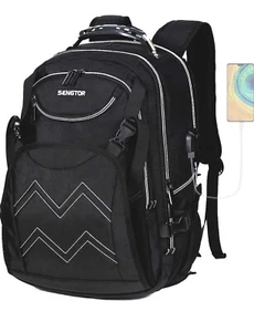Sengtor Backpacks for Men Women 18.4 Inch Laptops Backpack Basketball Backpack - Picture 1 of 8