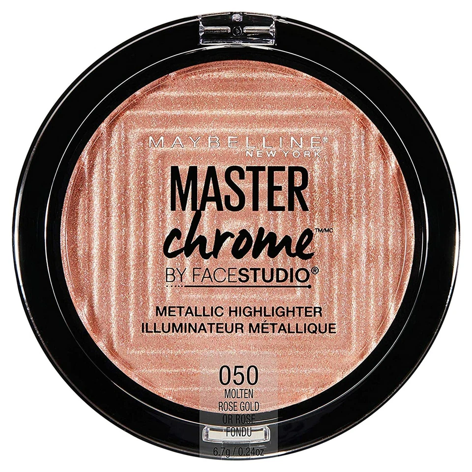 Maybelline Master Chrome By Facestudio Metallic Highlighter 050 Rose Gold Molten - Image 1 of 1