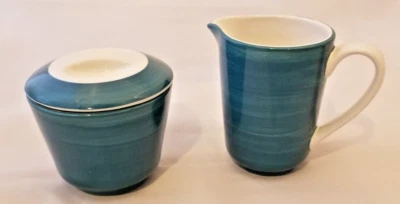 HOUSE BEAUTIF Crema Azul Índigo y Azúcar Cubierta Set - May Dept Stores Nuevo en Caja Foto 1 de 4