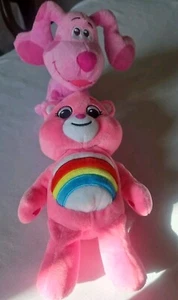 Juego/2 9" Peluche Rosa Relleno, Pistas Azules De Nickelodeon & Care Bear - Imagen 1 de 6