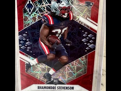 2021 Panini Phoenix Rookie Red Lazer /285 Rhamondre Stevenson #133 Rookie RC - Image 1 of 2