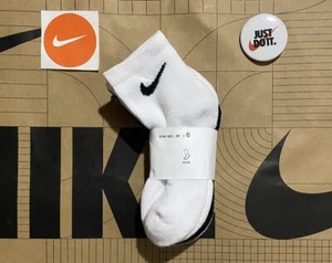 NEW 3 PAIRS Nike Dri-Fit Cushioned Ankle Socks Kids XS Youth Shoe Size 10C-3Y - Picture 1 of 16