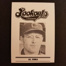 1988 Chattanooga LOOKOUTS Legends AL SIMA Mahwah NEW JERSEY Washington SENATORS