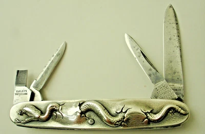 Rare IXL George Wostenholm Sterling Silver Snake Knife Sheffield - Image 1 of 4