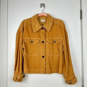 Oversize Cordjacke Cropped Cabincore Y2K Gr. XS fällt Größe S aus - Bild 1 von 6