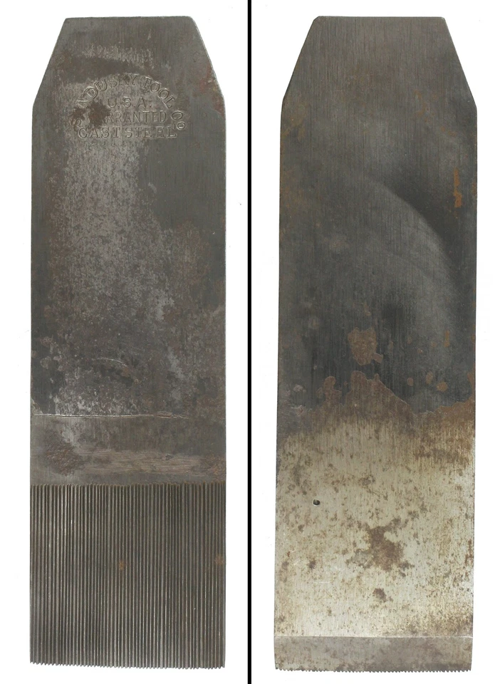 Orig. 2 1/8" Sandusky Tool Company "Toothing" Cutting Iron - mjdtoolparts - Image 1 of 1