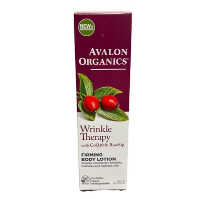 Avalon Organics Firming Body Lotion, Wrinkle Therapy with Coq10 & Rosehip, 8 Oz - Image 1 of 3