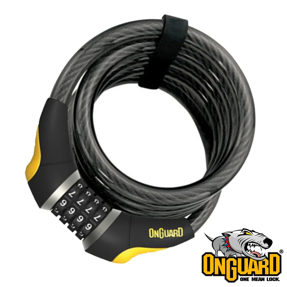 Bike Lock OnGuard Doberman 8030 Combination Bike Cable Lock - Image 1 of 1