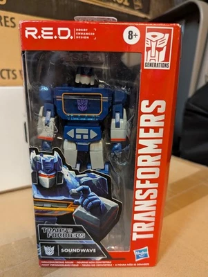 Transformers R.E.D Soundwave Robot Diseño Mejorado Figura de Acción Regalo Hasbro Juguete Foto 1 de 3