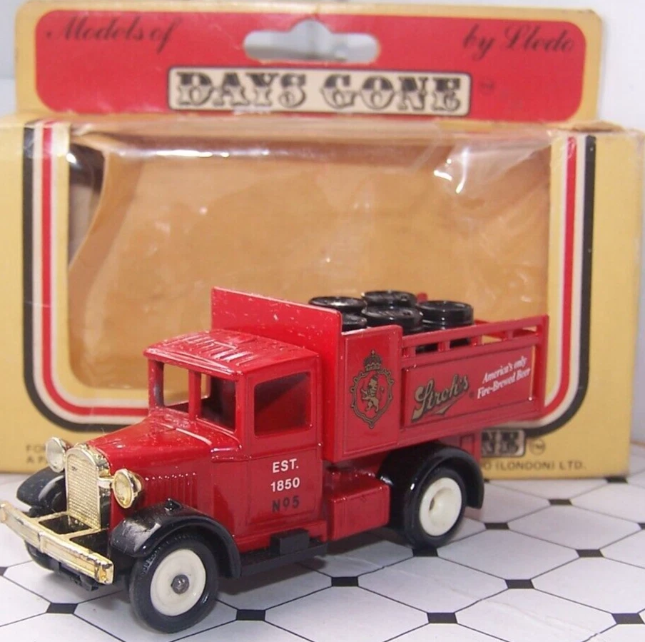 LLEDO, FORD STAKE VAN, STROH'S BEER, LIMITED EDITION, DIE CAST MODEL, VINTAGE - Image 1 of 4