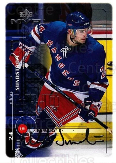 1998-99 Upper Deck MVP Silver Script #137 Niklas Sundstrom - Image 1 of 1