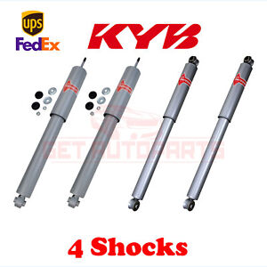 Kit 4 KYB Gas-A-Just Monotube Shocks Set Front&Rear for Ford F-150 2WD 1993-1996