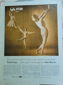 1961 Women's Glen Raven Panti-legs Pantyhose Hosiery Vintage Fashion ad