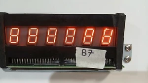 Bally Pinball 6 Digit Numeric Display Working BUT HAS BURN DOTS/MARKS 👀VIDEO👀 - Imagen 1 de 4