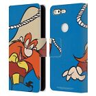 Official Looney Tunes Characters Leather Book Wallet Case For Google Phones