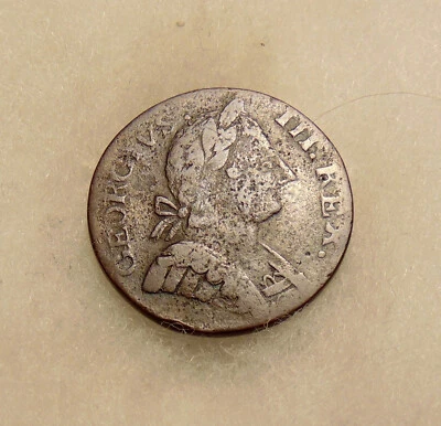 1787 Machin Mills Copper - Ylack 17-87A - Very Nice Copper Coin - FREE SHIPPING - Image 1 of 2