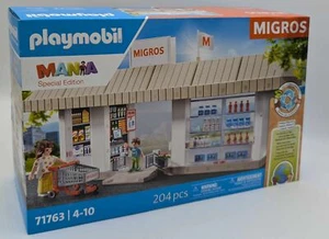 PLAYMOBIL 71763 Migros Mania Supermarkt Kaufladen Promo Einkaufsladen NEU - Picture 1 of 10