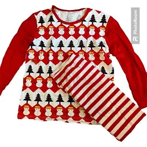 Christmas Pajamas Two Piece Long Sleeves with Pants Size Large NWT - Picture 1 of 5