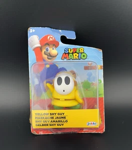 2022 Jakks Nintendo Super Mario YELLOW SHY GUY 2.5" Action Figure NEW DMG Box - Picture 1 of 9