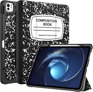 Slim Case for iPad Pro 13-inch M4 2024 Soft TPU Stand Back Cover Auto Wake/Sleep - Picture 1 of 12