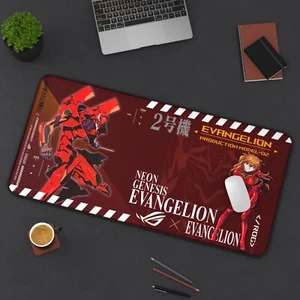 Evangelion Eva 02, Schreibtischunterlage, Anime Mauspad, Gaming Schreibtisch Zubehör, ROG, ASUS - Bild 1 von 11