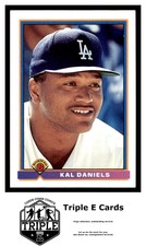 1991 Bowman #600 Kal Daniels Los Angeles Dodgers ~A8NN