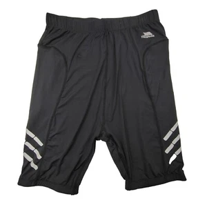 Trespass Cycling Shorts Tights Men's Size Small Black Polyamide Stretch Tri Swim - Picture 1 of 12
