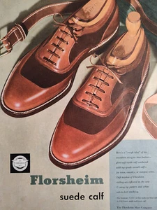 1950 Original Esquire Art Ads Mens Florsheim Shoes Botany 500 Clothes - Picture 1 of 2