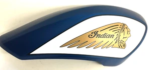 OEM NOS Indian Right Hand Side Airbox Tank Cover Matte Blue P/N 5454537 NEW - Picture 1 of 6