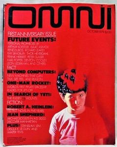 OMNI MAGAZINE OCTOBER 1979 SCIENCE & SCIENCE FICTION NEWS - 1st ANNIVERSARY