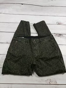 G STAR RAW Mens 32 Army Green Black Print BAGGY style Jean's E7 - Picture 1 of 9