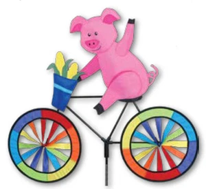 Spinner de viento estacado Pig on a Bicycle 24- PR 26716 - Imagen 1 de 1
