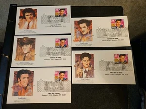Elvis Presley Envelope Set With 29 Cent Stamps 1st Day Of Issue Jan. 8, 1993 New - Picture 1 of 7