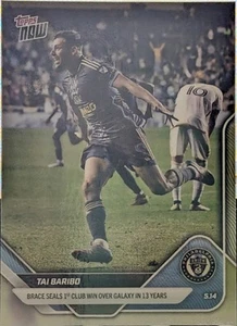 2025 Topps NOW #40 Tai Baribo Brace Seals 1st Win Over Galaxy In 13 Years - Picture 1 of 2