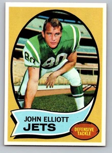 1970 Topps Football Set-Break #54 John Elliott Jets *WSC* - Picture 1 of 2