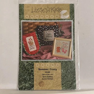 Lizzie Kate Cross Stitch Pattern Summer Crazy - Image 1 of 3