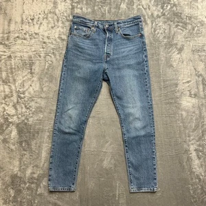 Levi’s 501 S Skinny Jeans Damen Größe 28x28 Hellblau Denim - Bild 1 von 7