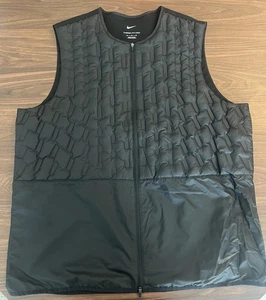 Nike Running Vest ADV Repel Therma-Fit Down Black FJ9533-010 Mens Size XL - Picture 1 of 4