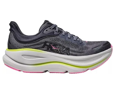 HOKA Women's Bondi 9 Running Shoes Color: Dark Grey/Grey Size: 7.5 - Image 1 of 4