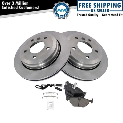 Kit de pastillas de freno trasero y rotor rotor de freno para BMW 325xi 2001-2005 Foto 1 de 4