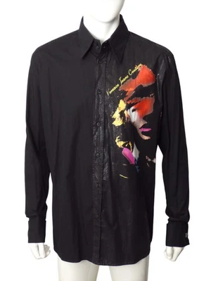 VERSACE JEANS COUTURE- Cotton Print L/S Shirt, Size 2XL - Image 1 of 4