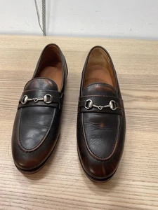 Allen Edmonds "RANDOLPH" Hombre Cuero BIT Penny Mocasines 11 D Espresso - Imagen 1 de 24