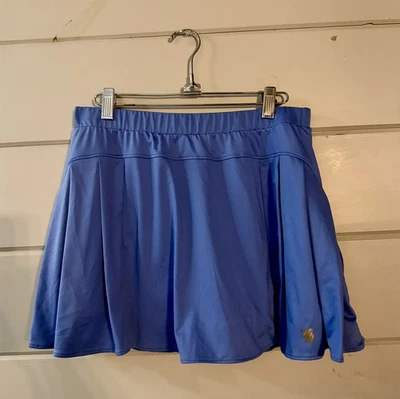 Mujer K SWISS Pickleball TENIS FALDA CORTA AZUL PERIWINKLE ACTIVO Correr L Foto 1 de 2