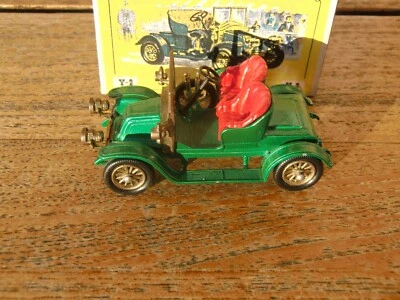MATCHBOX Lesney MoY Yesteryear Y-2B RENAULT 1911 2-Seater grünmetallic+Repro Box - Bild 1 von 4