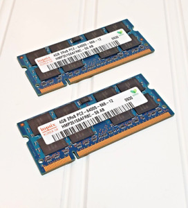 Hynix 8GB (2x 4GB) PC2-6400S DDR2-800 MHz SODIMM Memory HMP351S6AFR8C-S6 -- USA!