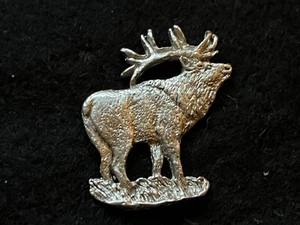 PIN PINS ENAMEL ANIMAUX CERF VERSION ARGENTE - Imagen 1 de 1