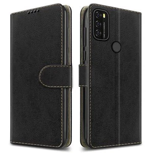 For Blackview A70E 4G Case, Leather Wallet Flip Stand Phone Cover + Screen Guard - Picture 1 of 20