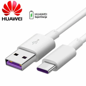 Oryginalny kabel do daty Huawei 5A USB typu c super kabel do ładowania do Mate 9 10 20 P20 Pro - Zdjęcie 1 z 6